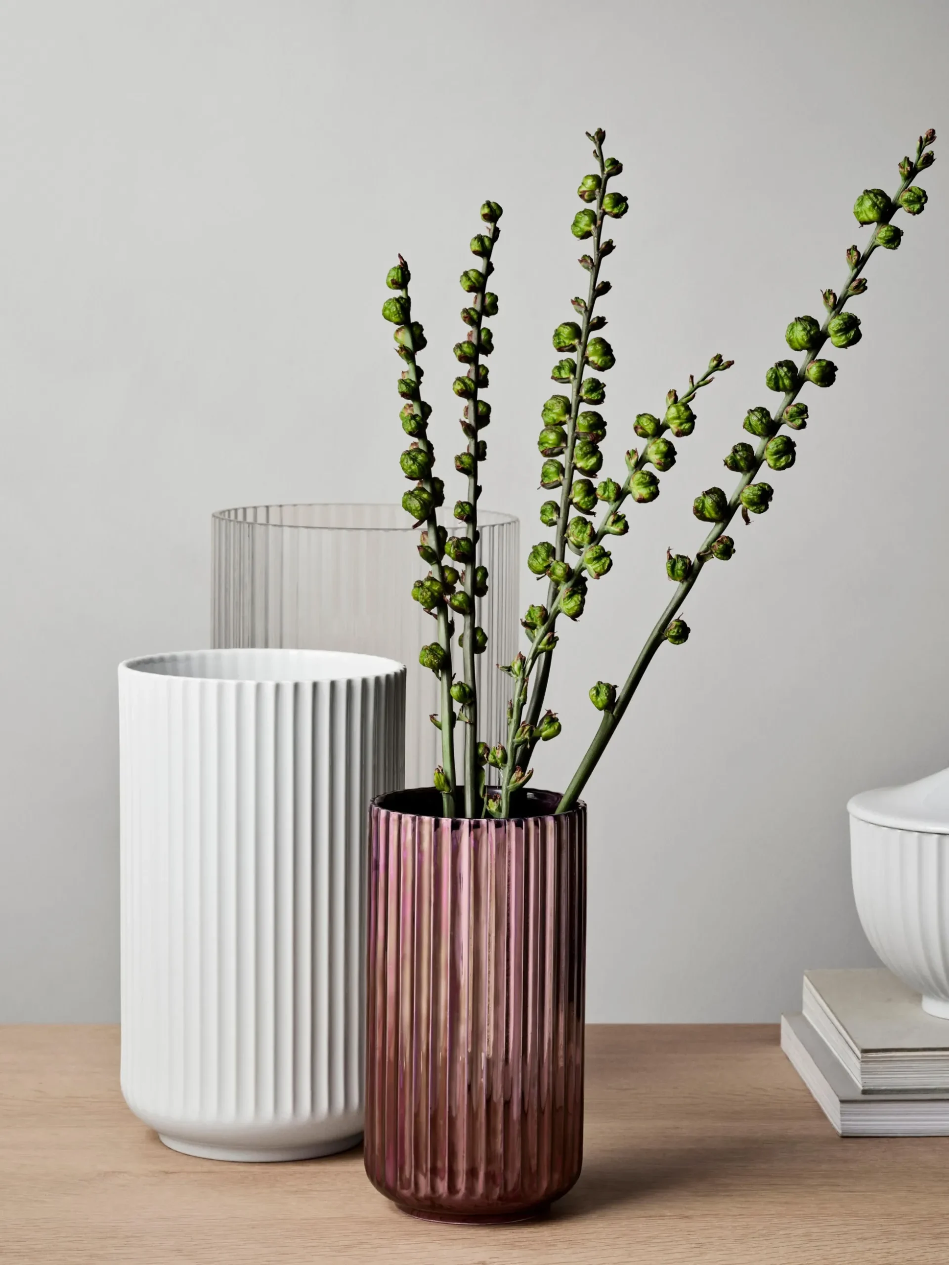 Vaso in porcellana Lyngby, alt. 25 cm