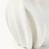 Vaso in porcellana stampato in 3D Lyria, alt. 18 cm