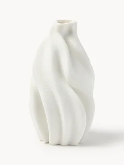 Vaso in porcellana stampato in 3D Lyria, alt. 18 cm