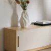 Vaso in porcellana stampato in 3D Lyria, alt. 40 cm