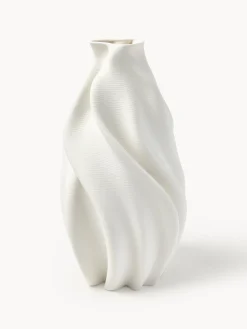 Vaso in porcellana stampato in 3D Lyria, alt. 40 cm