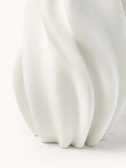 Vaso in porcellana stampato in 3D Lyria, alt. 40 cm