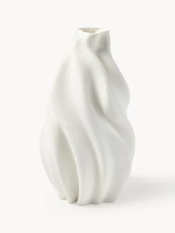 Vaso in porcellana stampato in 3D Lyria, alt. 40 cm