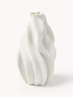 Vaso in porcellana stampato in 3D Lyria, alt. 29 cm