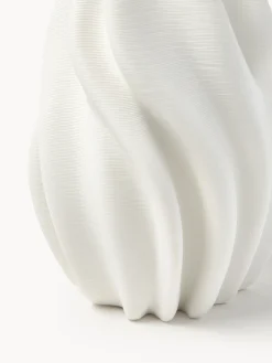 Vaso in porcellana stampato in 3D Lyria, alt. 29 cm