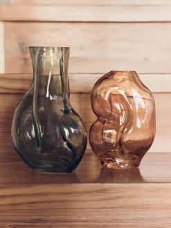 Vaso in vetro fatto a mano Gleam, Alt. 22 cm
