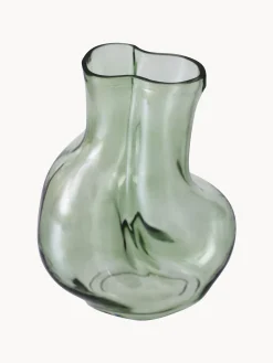 Vaso in vetro fatto a mano Gleam, Alt. 22 cm