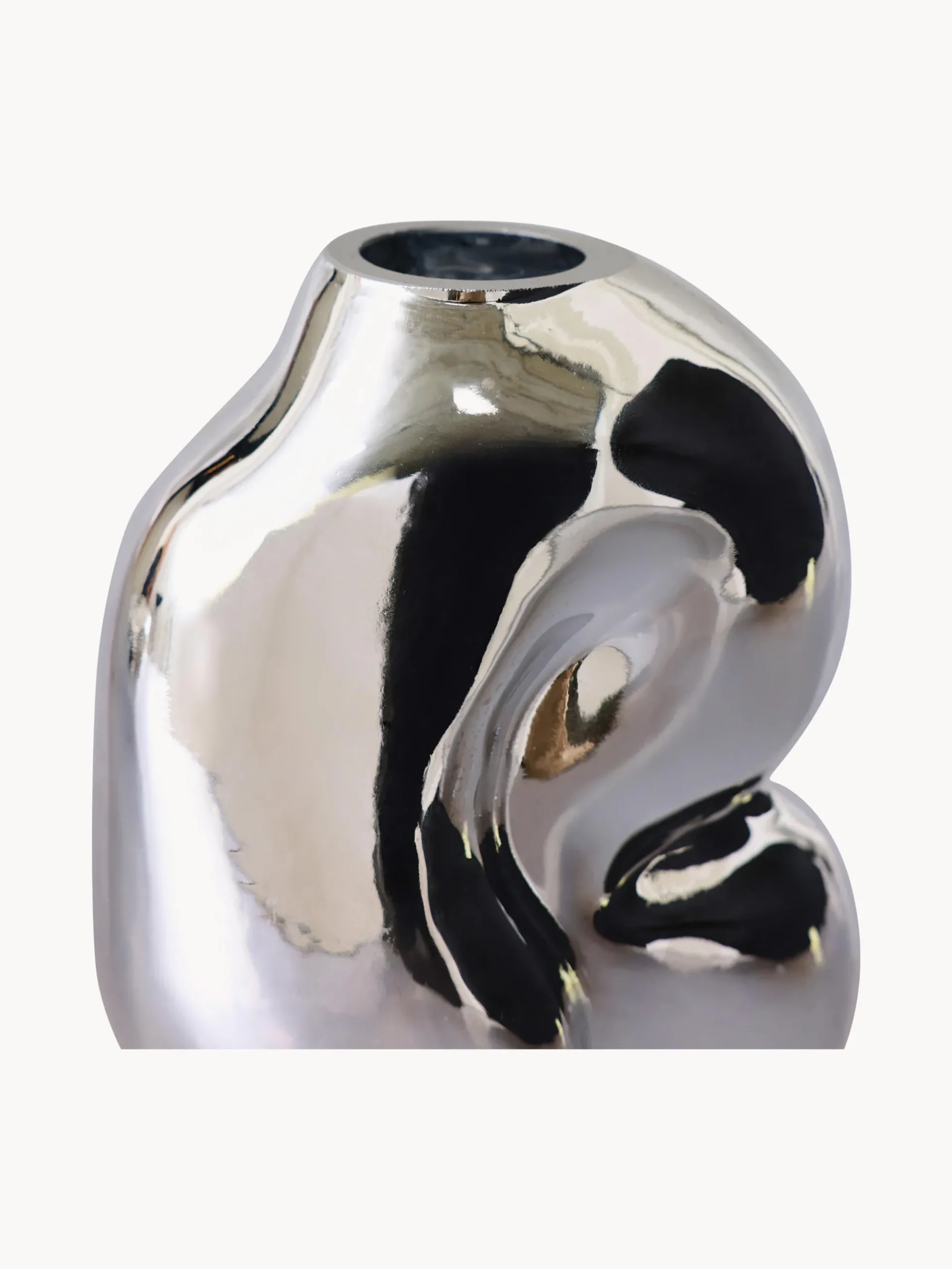 Vaso in vetro fatto a mano Gleam, Alt. 18 cm