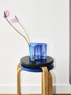 Vaso in vetro soffiato Aalto 90 Berlin, alt. 16 cm