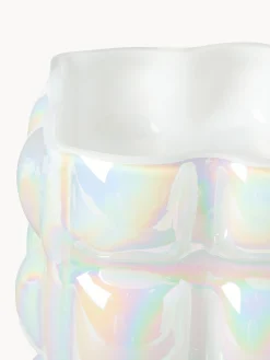 Vaso in vetro soffiato Bubble, alt. 18 cm