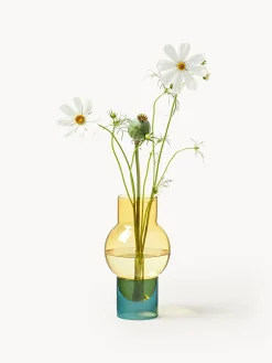 Vaso in vetro soffiato Bubble, alt. 27 cm