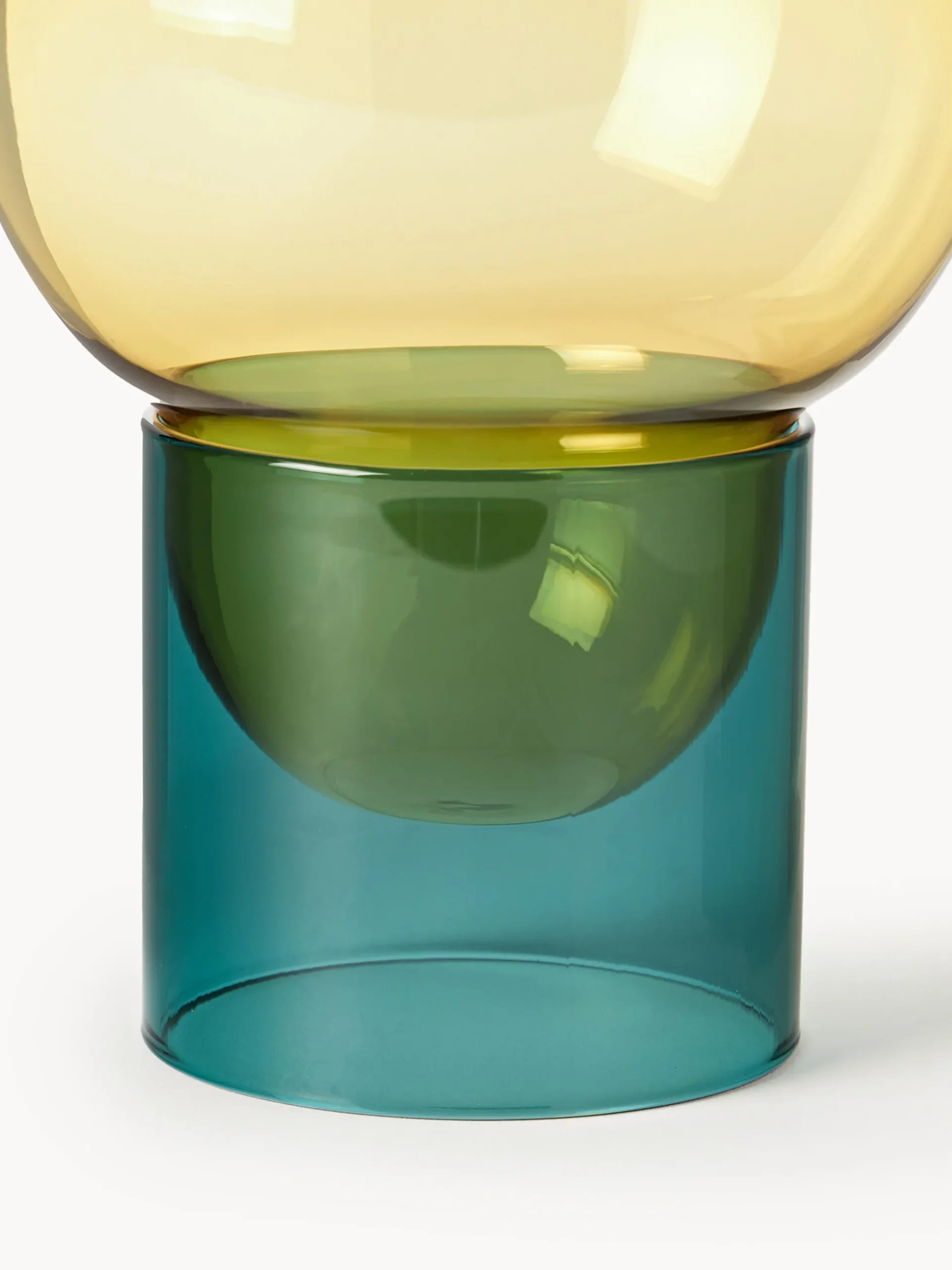 Vaso in vetro soffiato Bubble, alt. 27 cm