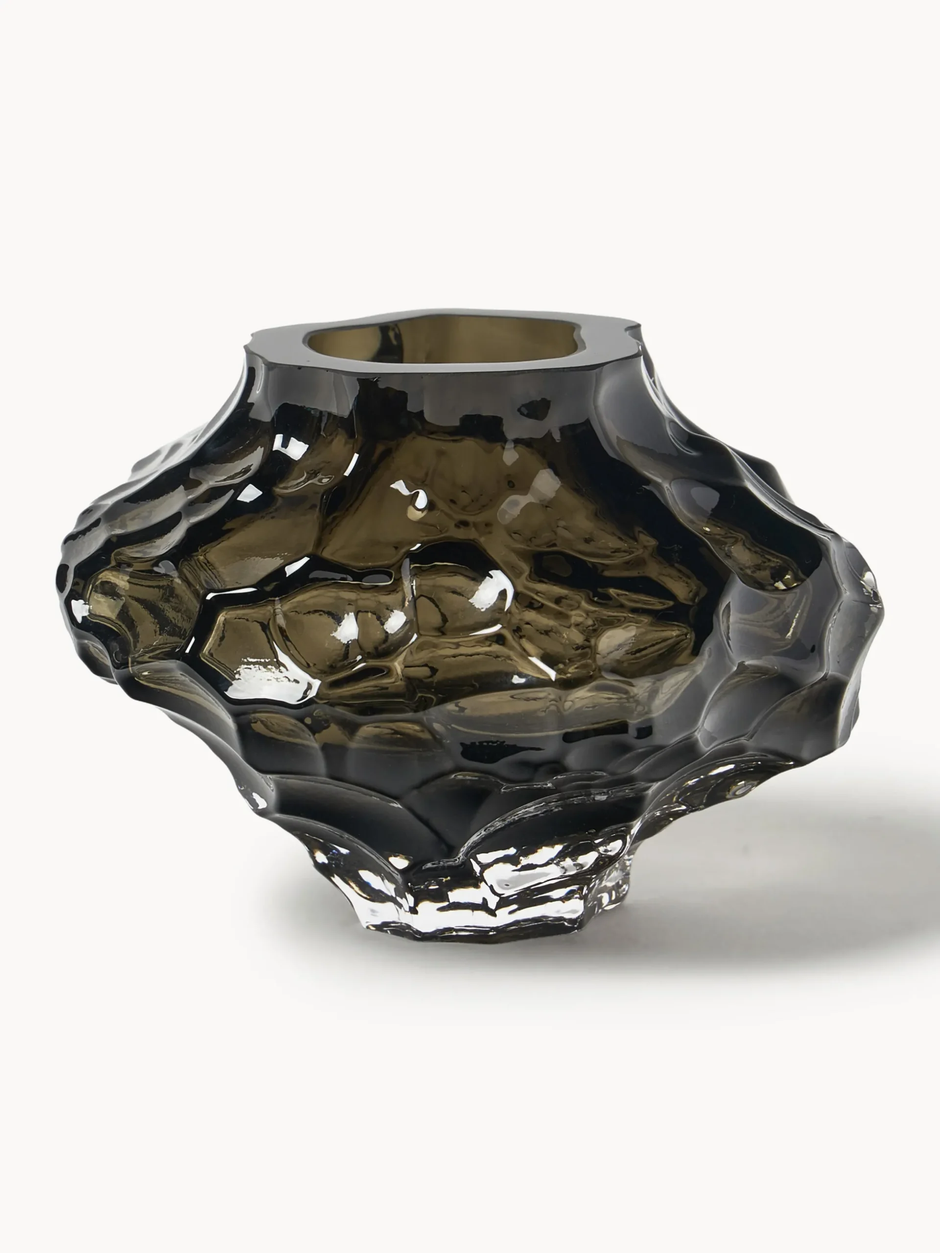 Vaso in vetro soffiato Canyon, alt. 8 cm
