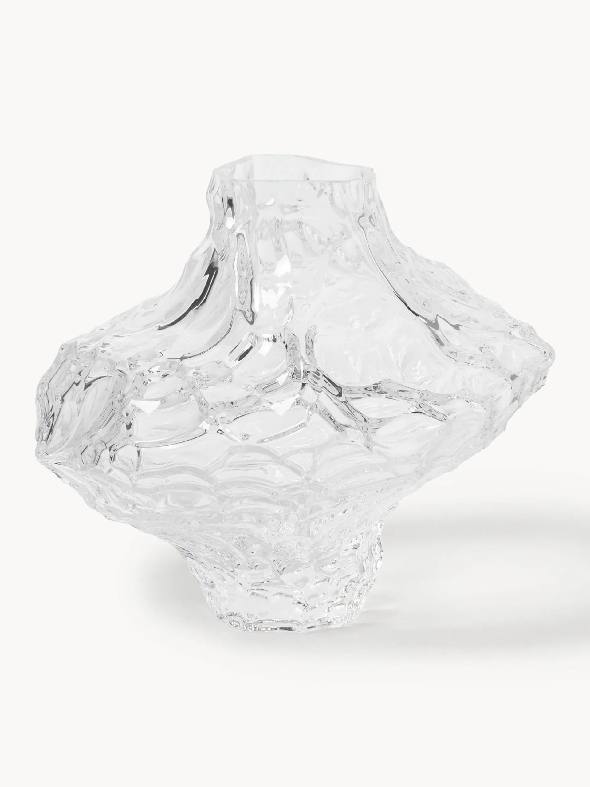 Vaso in vetro soffiato Canyon, alt. 23 cm