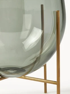 Vaso in vetro soffiato Échasse, alt. 44 cm