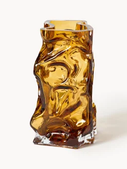 Vaso in vetro soffiato Ice, alt. 25 cm