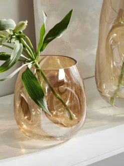 Vaso in vetro soffiato Luster