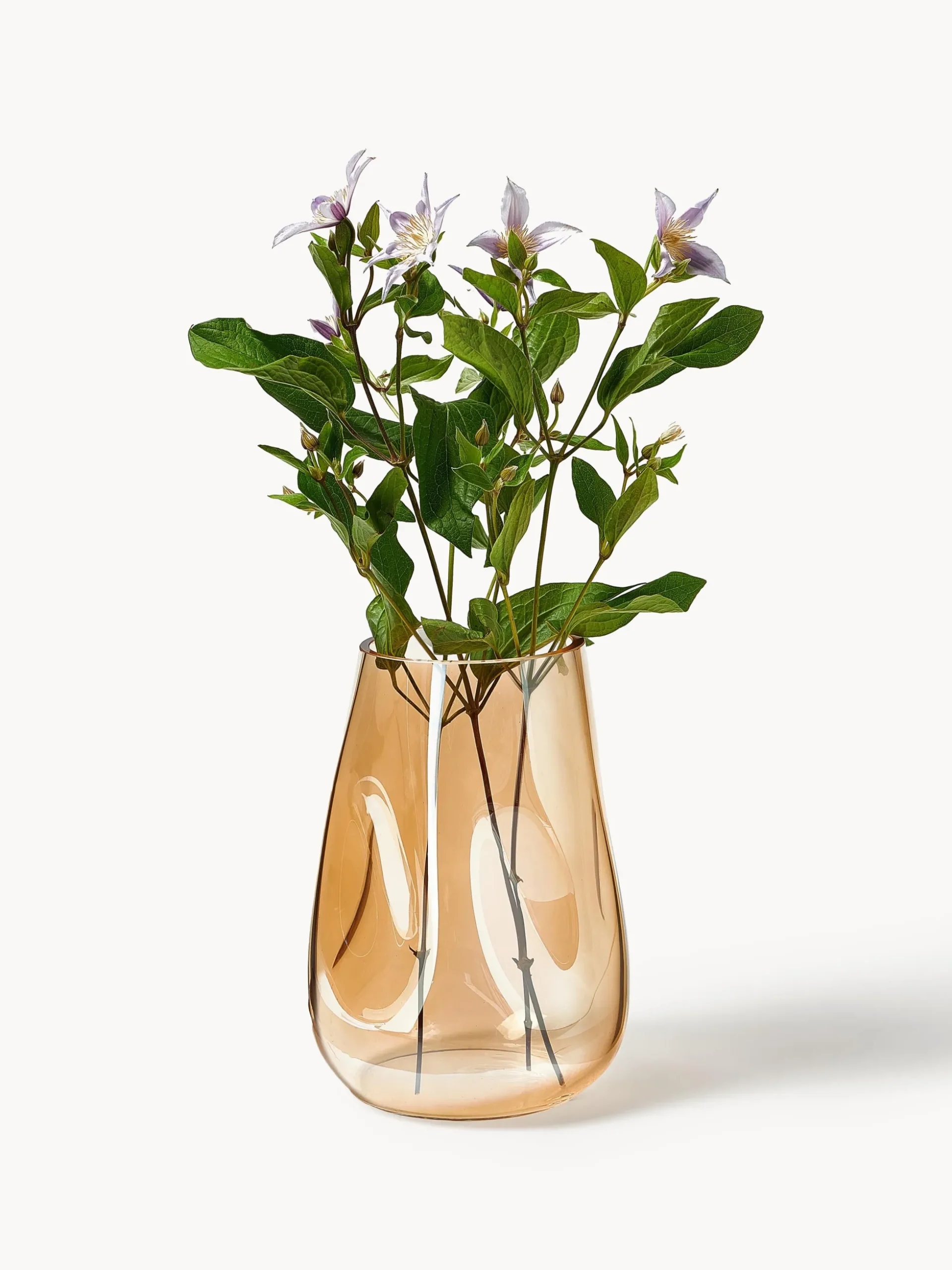 Vaso in vetro soffiato Luster