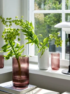 Vaso in vetro soffiato Lyngby, alt. 25 cm