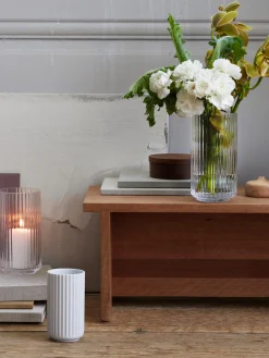 Vaso in vetro soffiato Lyngby, alt. 21 cm