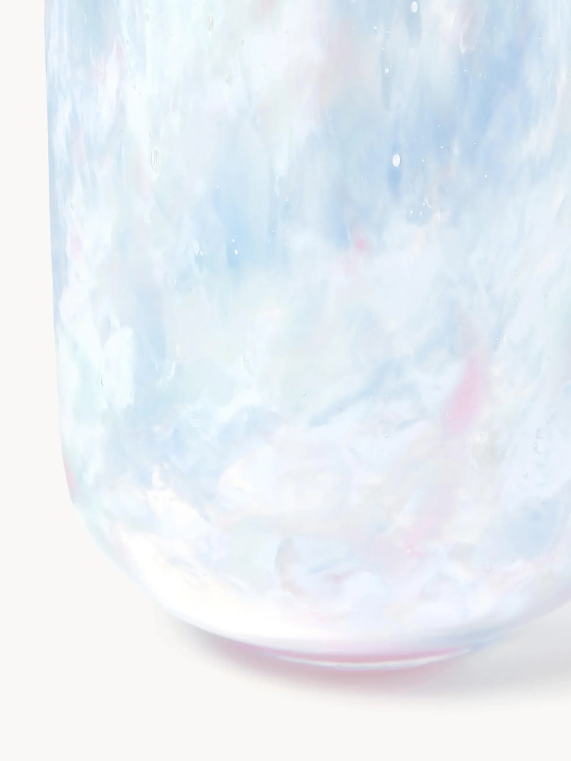 Vaso in vetro soffiato Meadows, alt. 26 cm