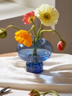 Vaso in vetro soffiato Nicola, alt. 20 cm