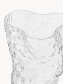 Vaso in vetro soffiato Ostrea Rock, alt. 30 cm