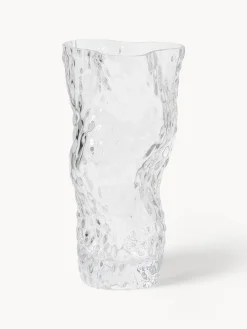 Vaso in vetro soffiato Ostrea Rock, alt. 30 cm