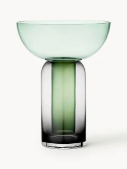 Vaso in vetro soffiato Torus, alt. 33 cm