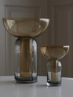 Vaso in vetro soffiato Torus, alt. 33 cm