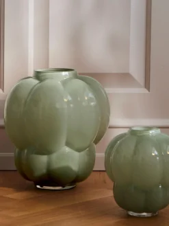 Vaso in vetro soffiato Uva, alt. 35 cm