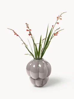 Vaso in vetro soffiato Uva, alt. 28 cm