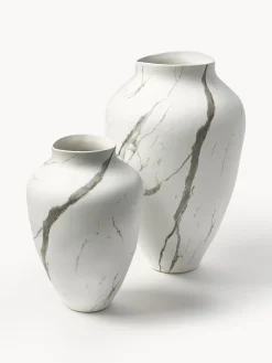 Vaso marmorizzato fatto a mano Latona, alt. 30 cm
