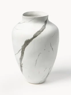 Vaso marmorizzato fatto a mano Latona, alt. 30 cm