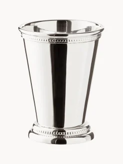 Vaso artigianale placcato in argento Perla