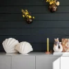 Vaso conchiglia grande di design bianco Shell, alt. 21 cm