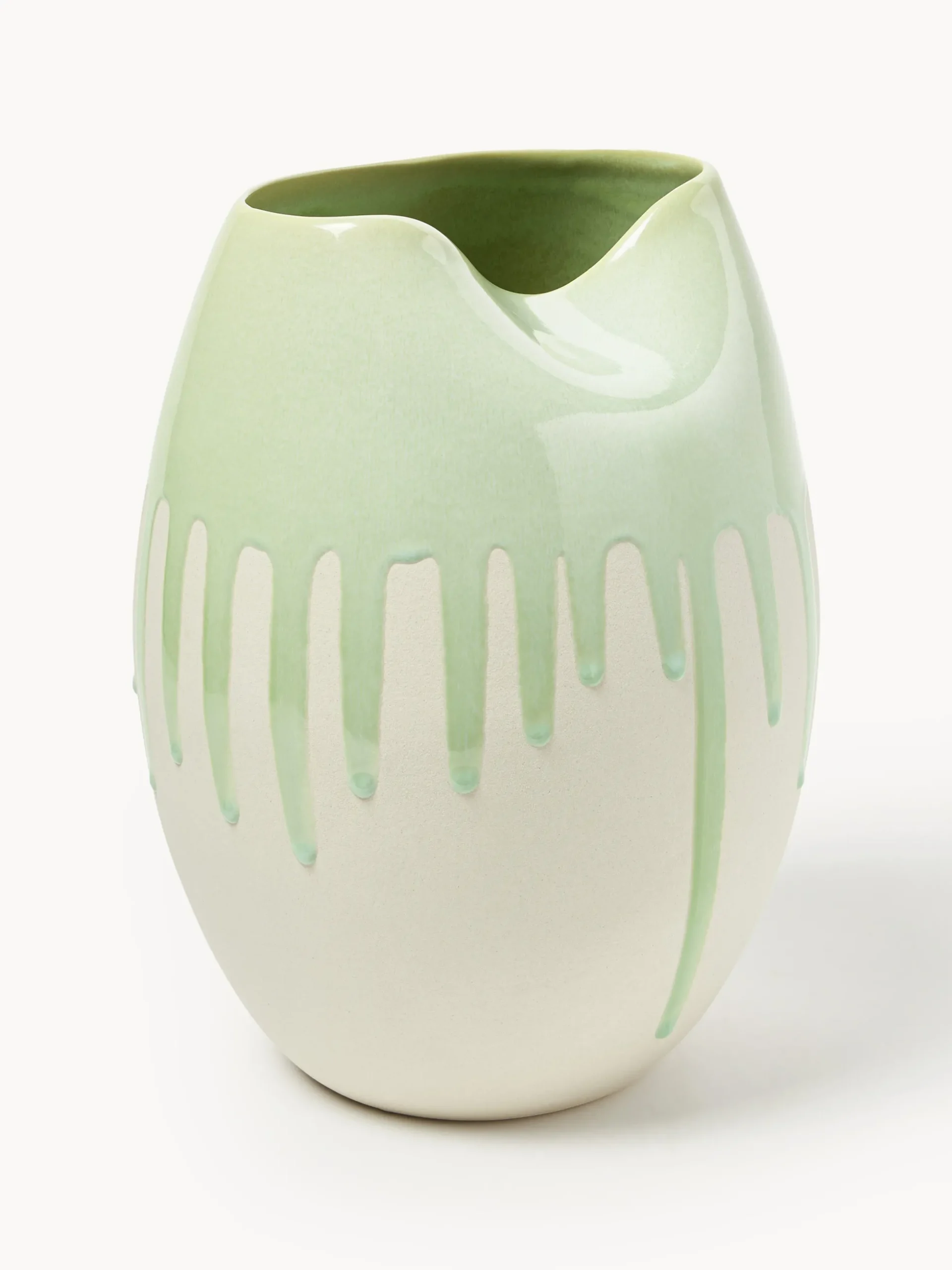 Vaso con effetto goccia Lane, alt. 31 cm