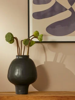Vaso di design in gres fatto a mano Saki, alt. 32 cm
