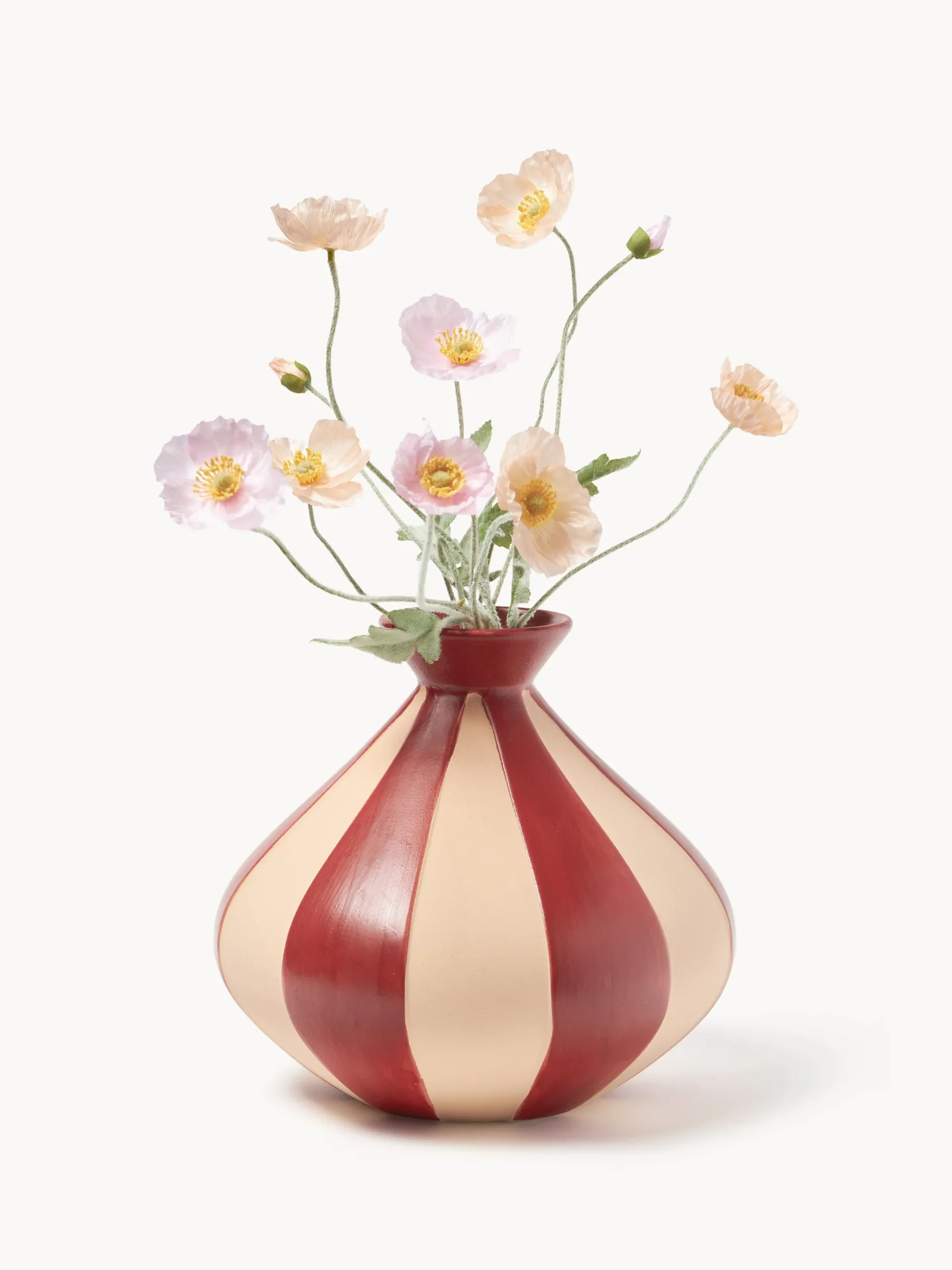 Vaso dipinto a mano Charly, alt. 27 cm