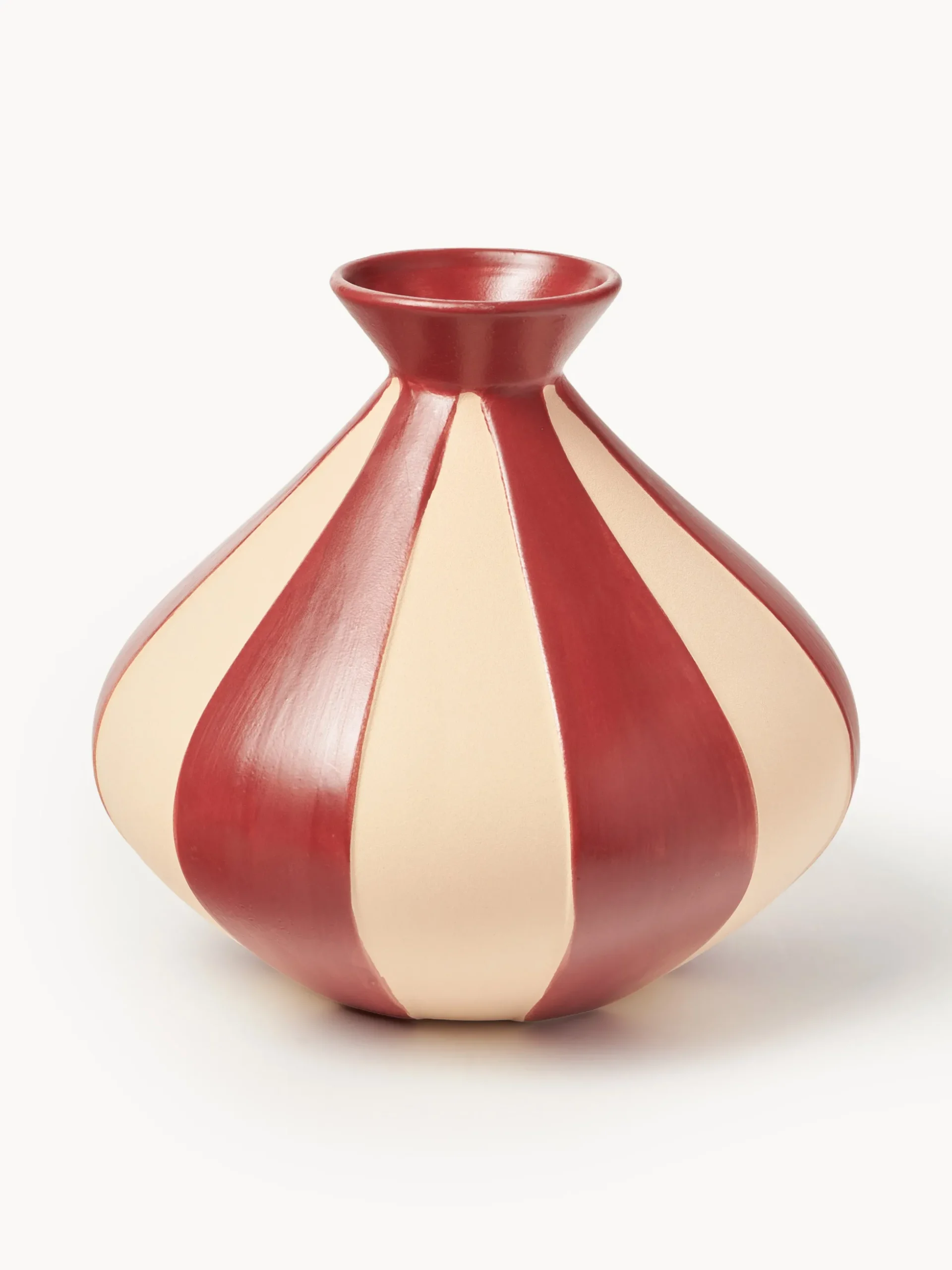 Vaso dipinto a mano Charly, alt. 27 cm
