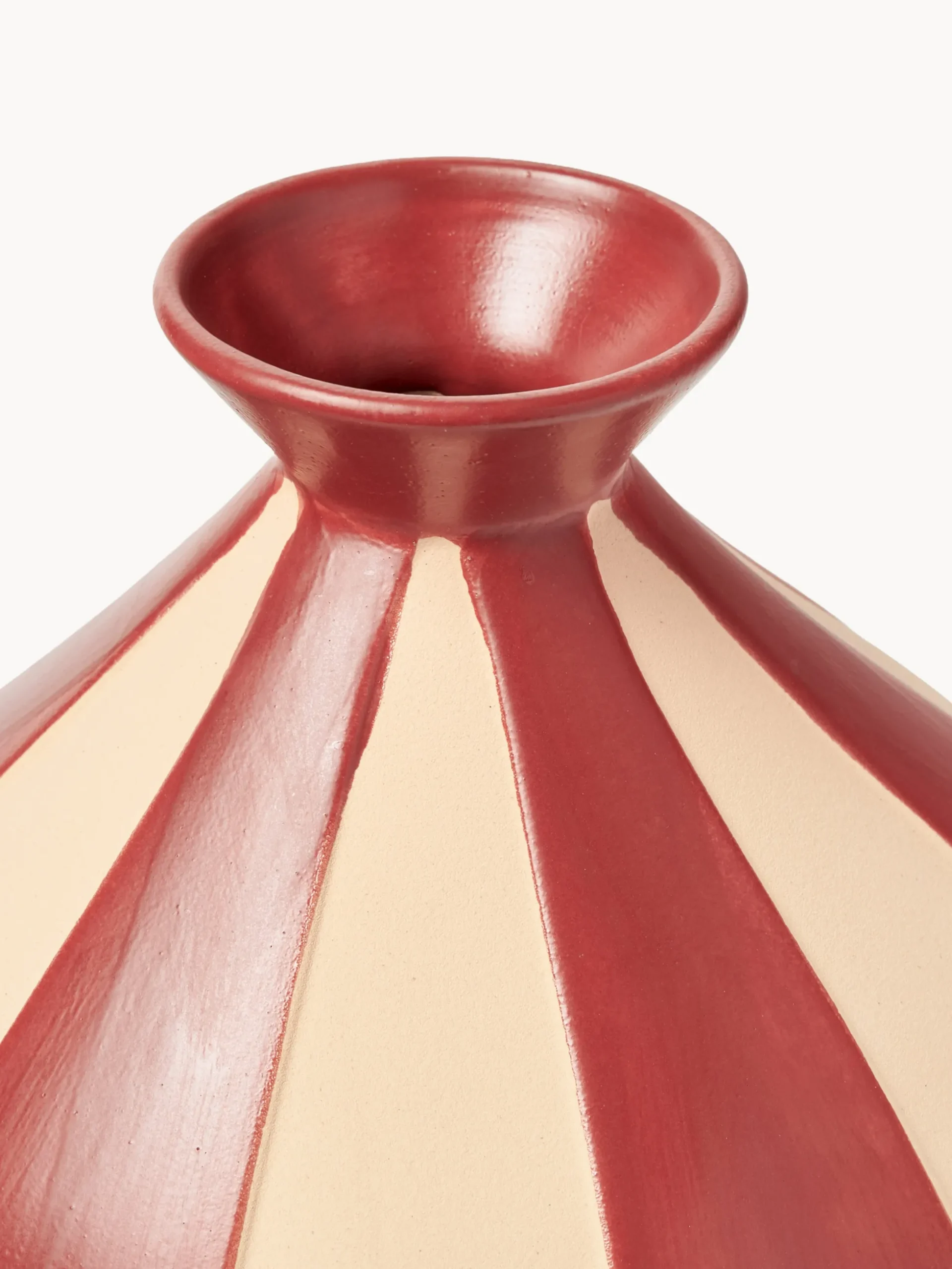 Vaso dipinto a mano Charly, alt. 27 cm