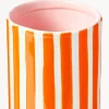 Vaso dipinto a mano in porcellana Ray, alt. 29 cm
