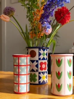Vaso fatto a mano Patch, alt. 20 cm