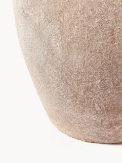 Vaso grande da terra con finitura sabbiata Leana, alt. 50 cm