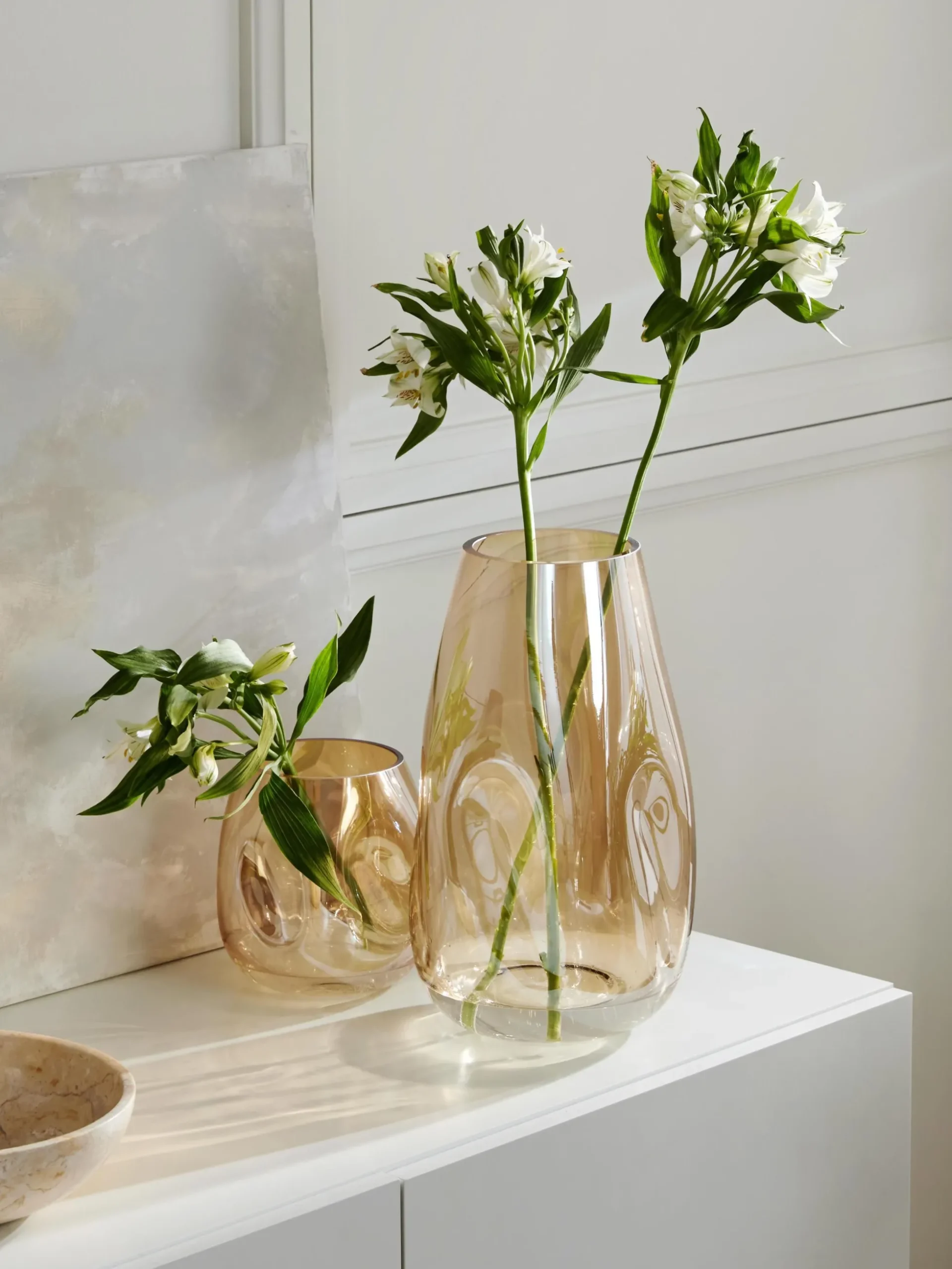Vaso grande in vetro soffiato Luster