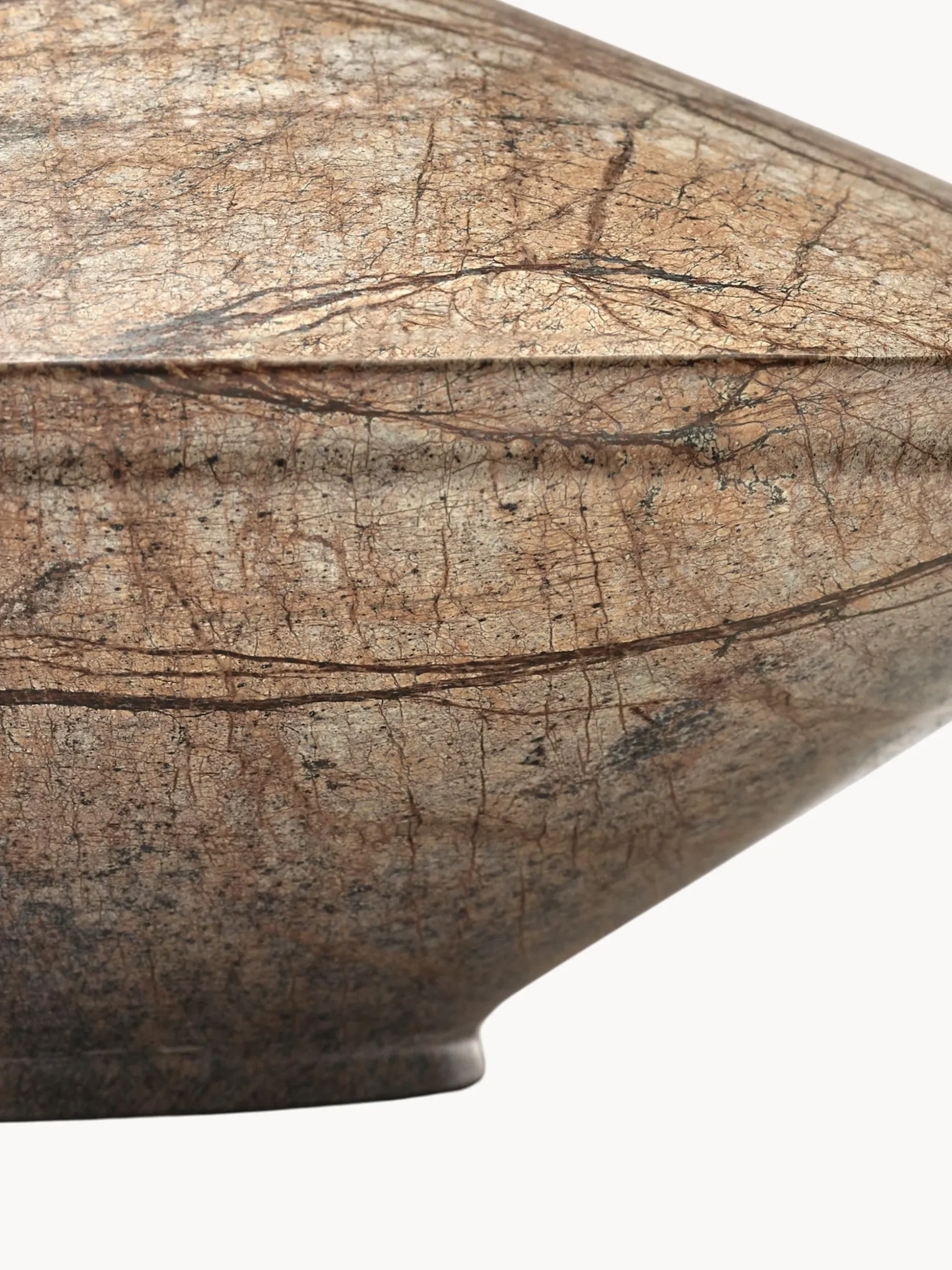 Vaso in marmo Dune, alt.15 cm