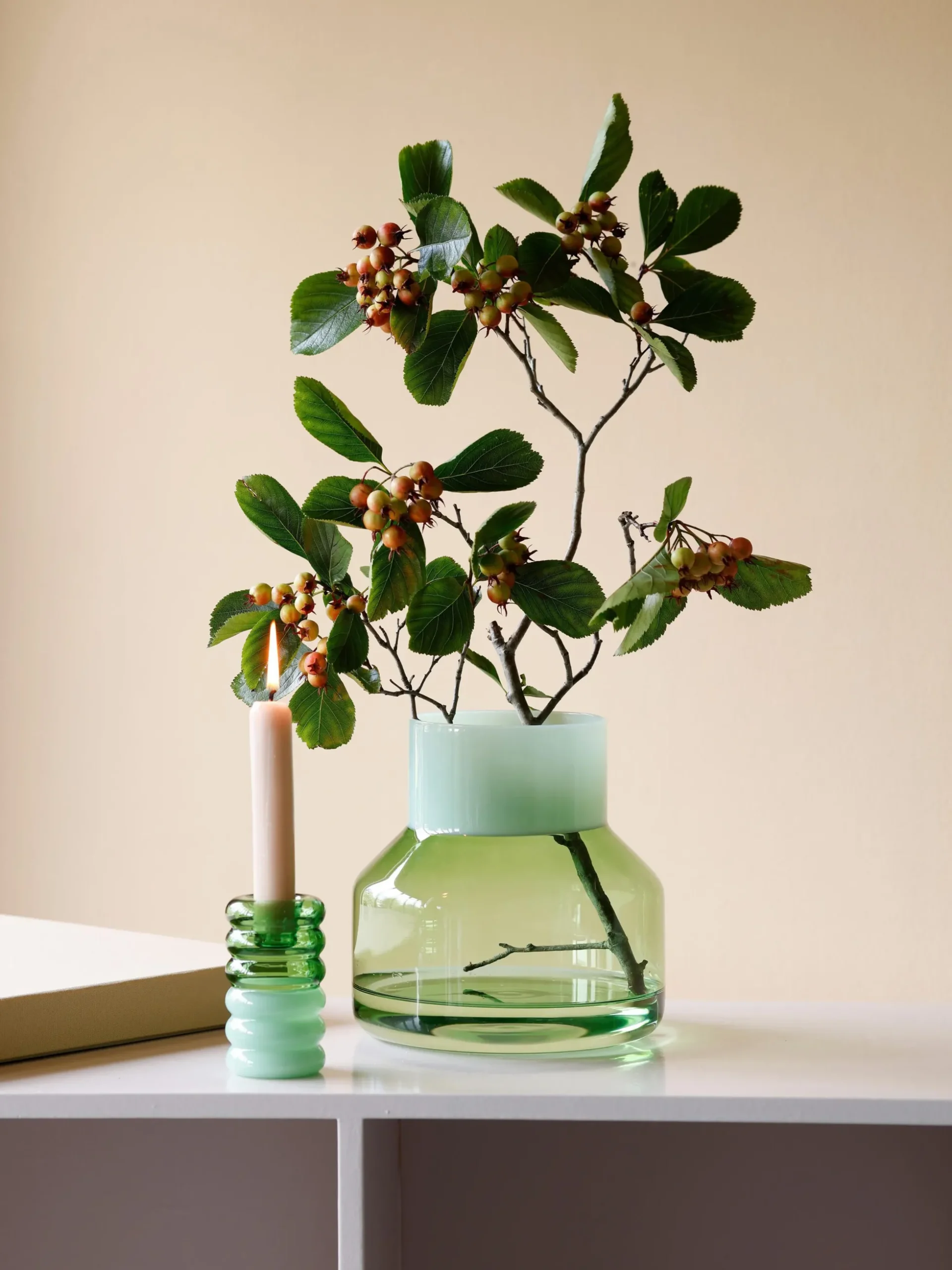 Vaso in vetro borosilicato Generous, alt. 17 cm