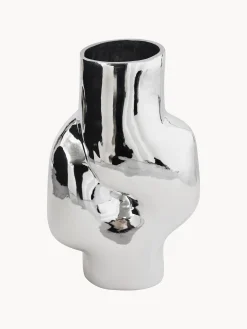 Vaso in vetro fatto a mano Gleam, Alt. 32 cm