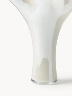 Vaso in vetro fatto a mano Ona, alt. 30 cm