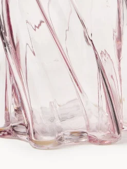 Vaso in vetro Marshmallow, alt. 25 cm
